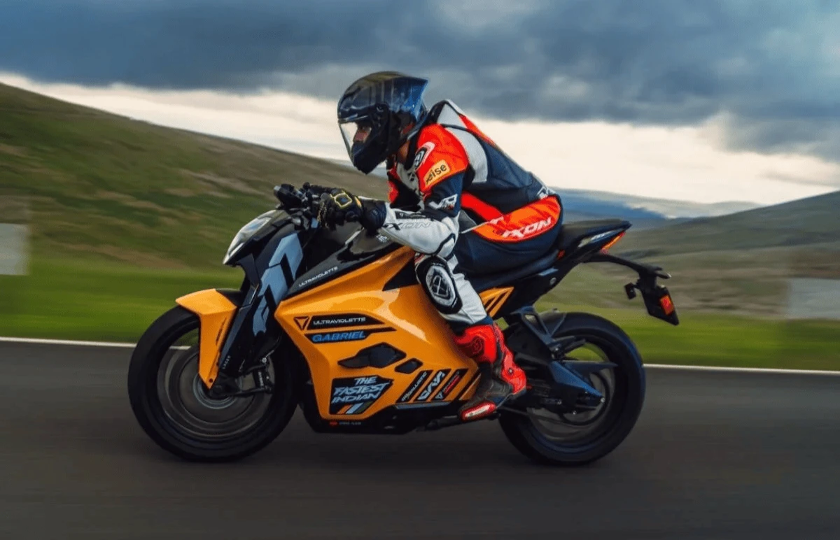 Ultraviolette F77 Completes Isle of Man TT Circuit
